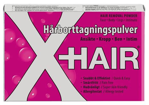 x hair hårborttagningspulver recension